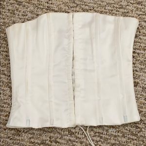 Danielle Guizio Satin Corset Top XS